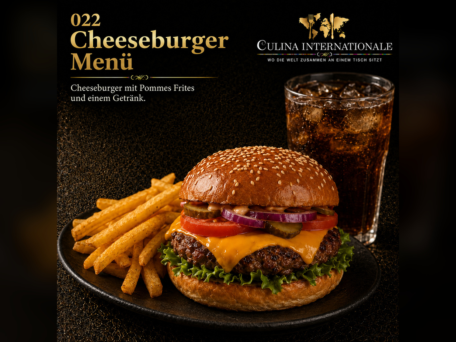 Cheeseburger Menü