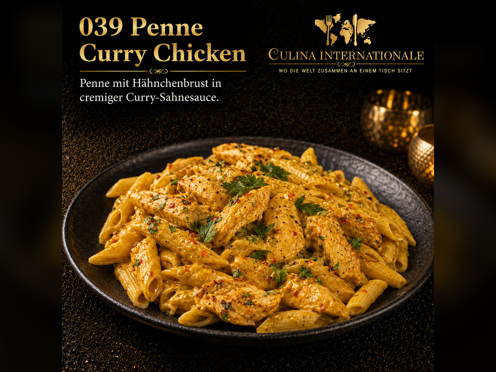 Penne Curry Chicken