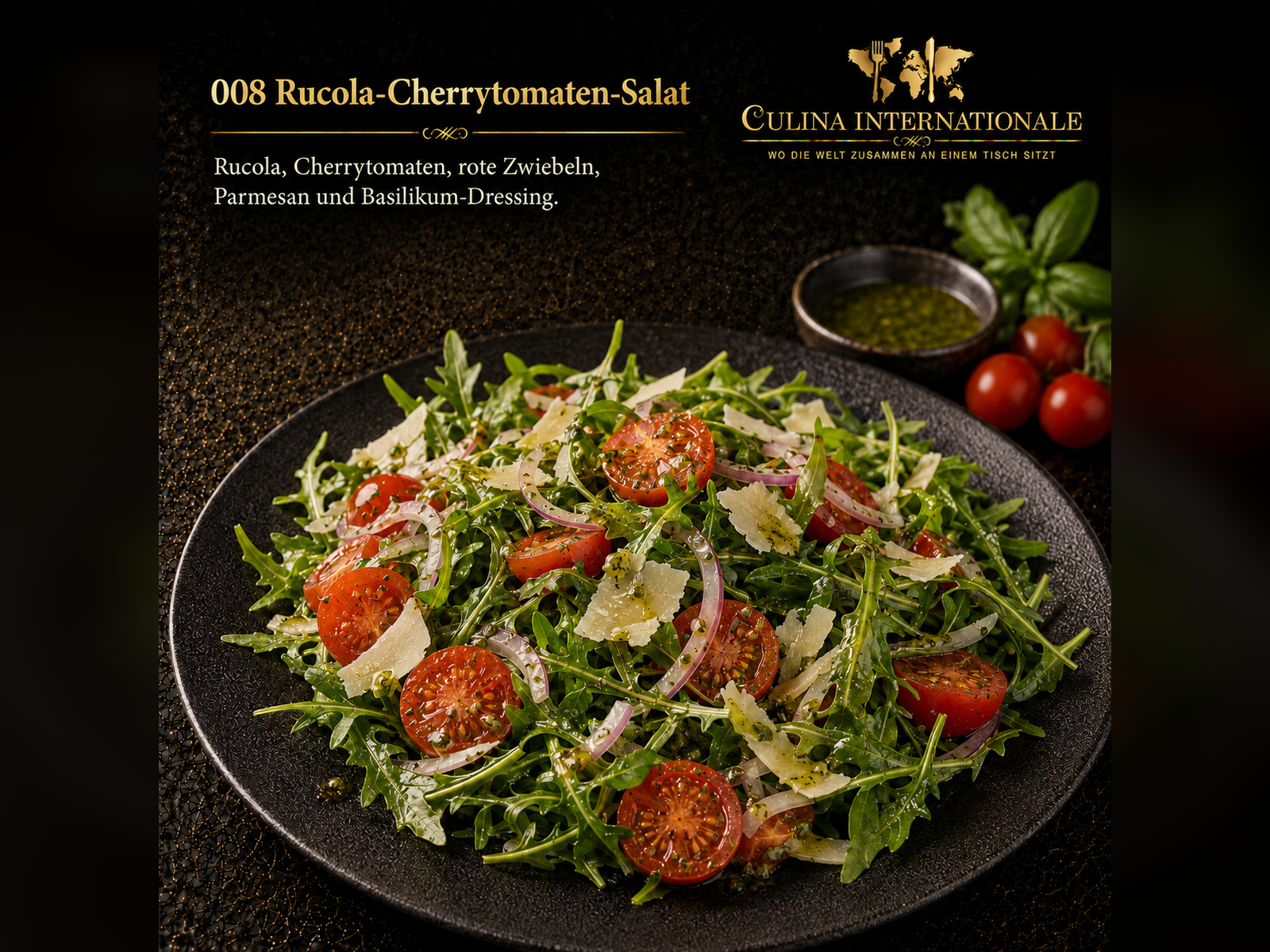 Rucola-Cherrytomaten-Salat