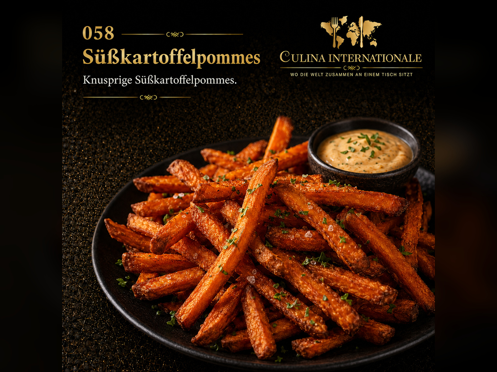 Süßkartoffelpommes